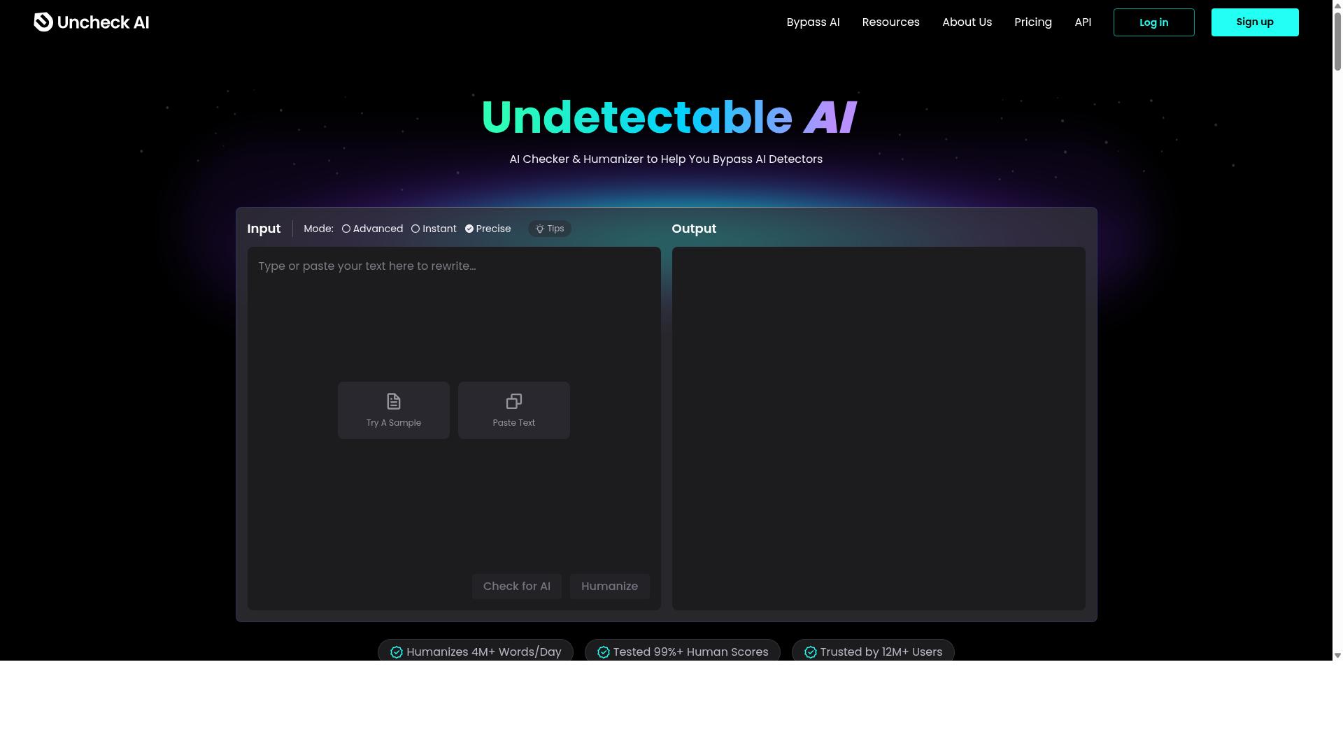 UndetectableAI.ai website