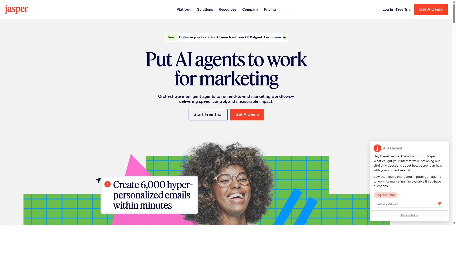 Jasper website